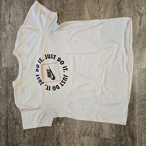 Nike T-Shirt, Size XL, White/ Red/Black